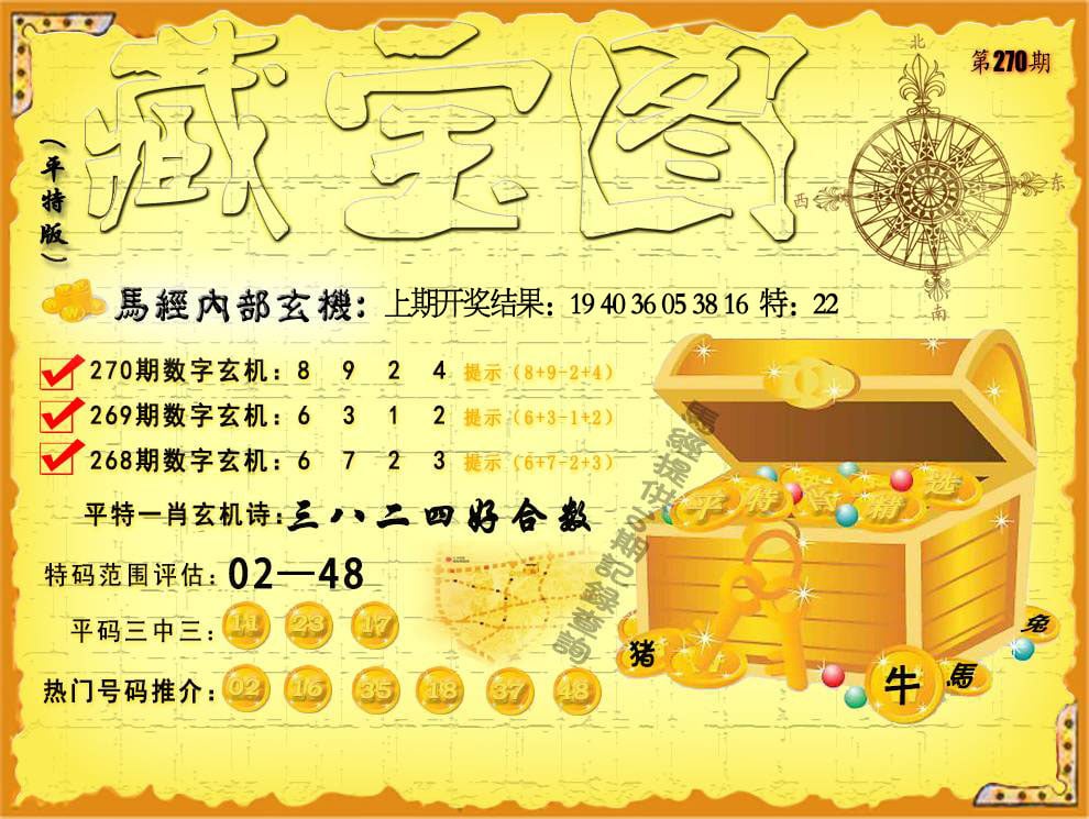 澳门藏宝图示意图